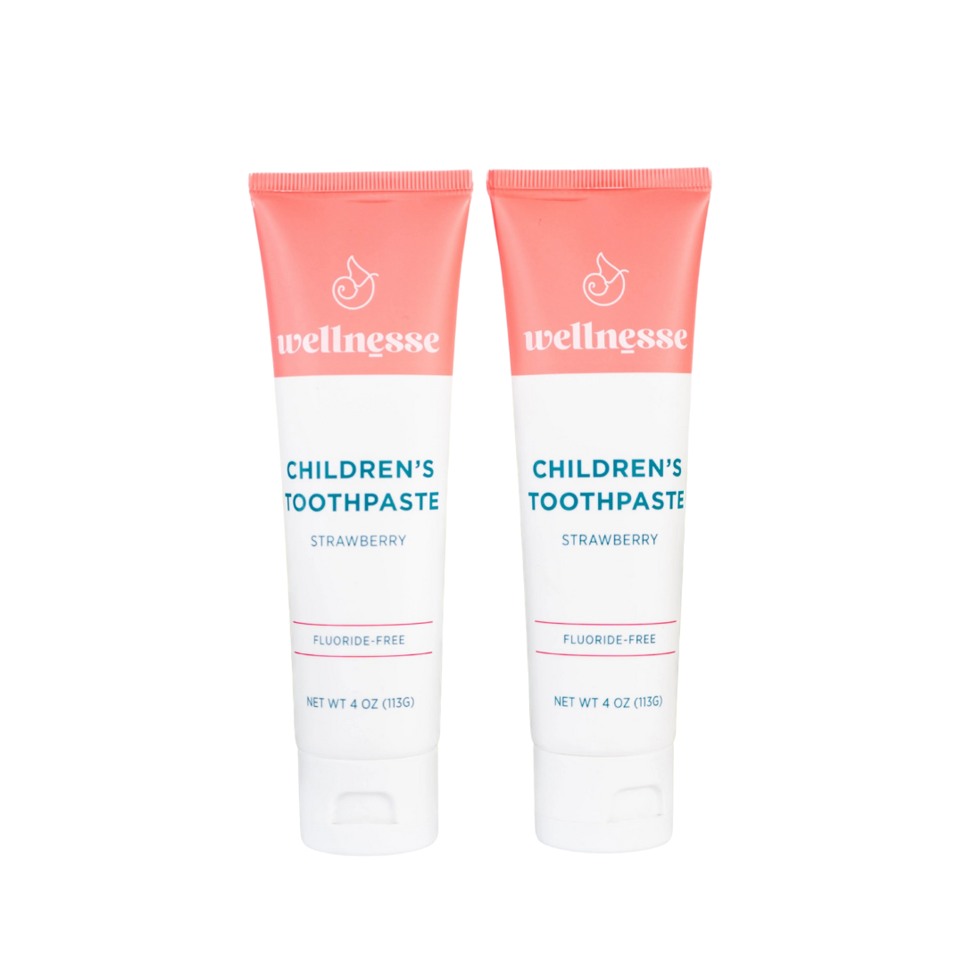 Non-Toxic Fluoride-Free Kids Strawberry Oral Care, 2 Ct.