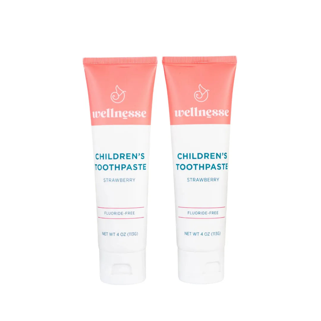 Kids Strawberry Toothpaste Set