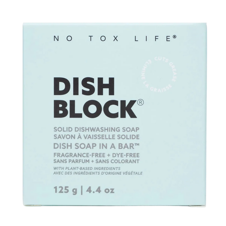 Fragrance Free Solid Dish Soap Bar Block