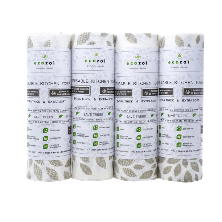 Organic Bamboo Un-Paper Towels, 4 Ct.