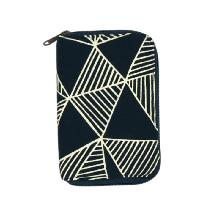 Cotton Jewelry Travel Organizer Navy