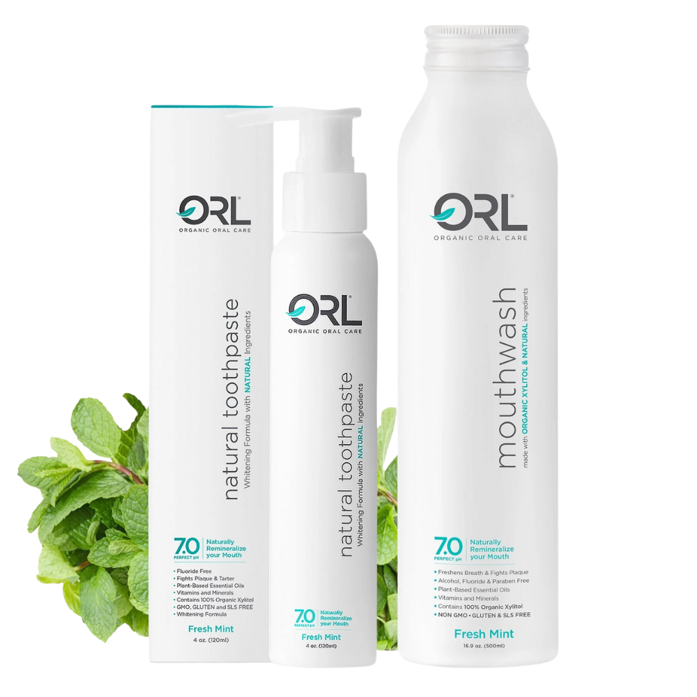 Vegan Mint Oral Care Bundle, 4 oz. + 16 oz., 2 Ct.