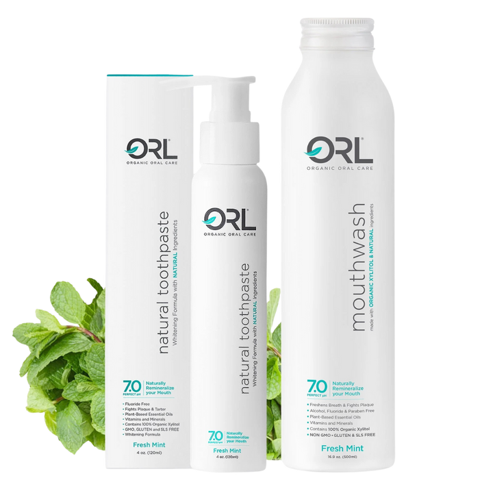 Vegan Mint Oral Care Bundle, 4 oz. + 16 oz., 2 Ct.