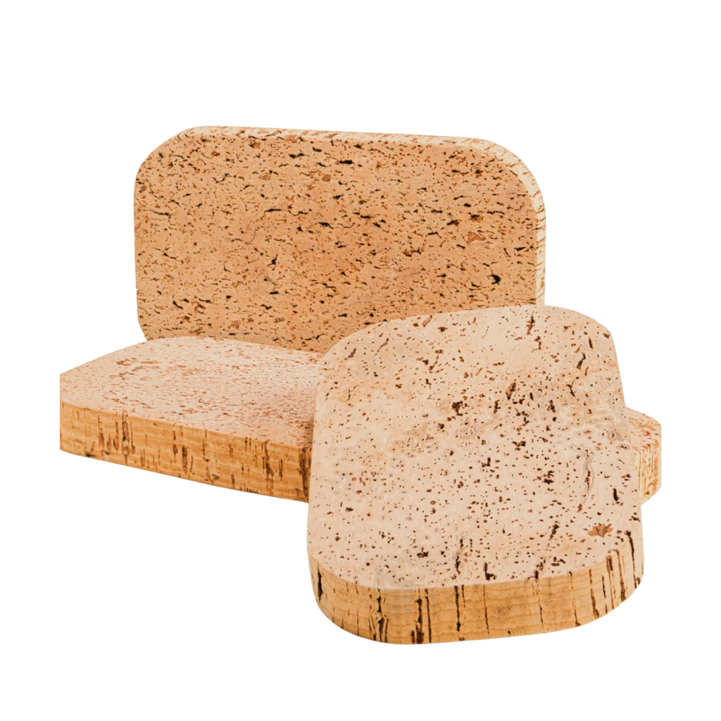 Handcrafted Cork Trivet, 6" x 4"