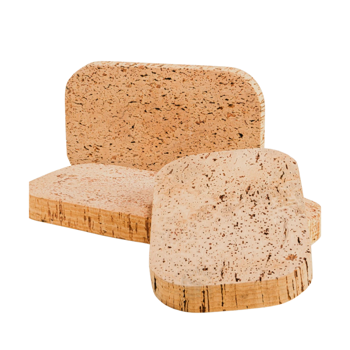 Handcrafted Cork Trivet, 6" x 4"