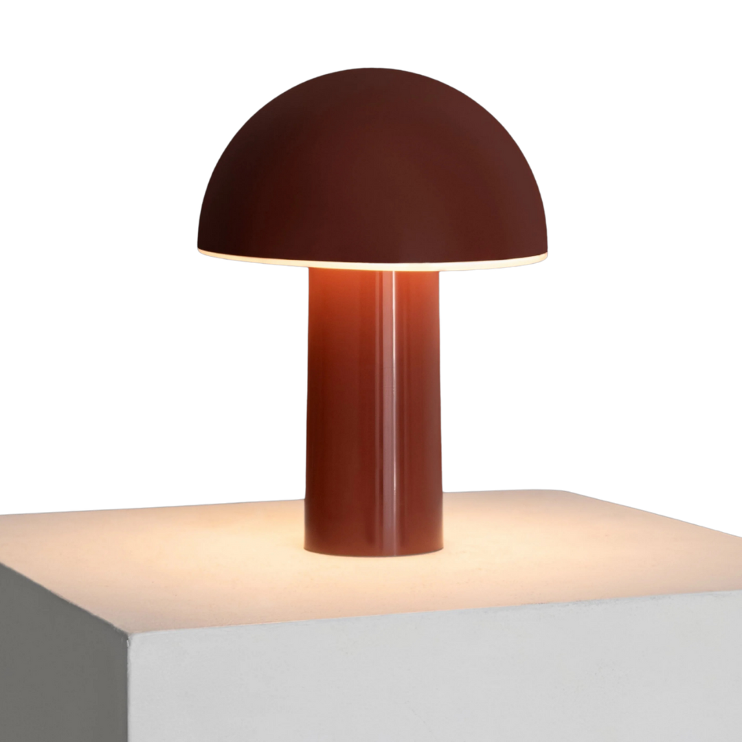 Cordless Touch Dimmer Mushroom Lamp, USB-C