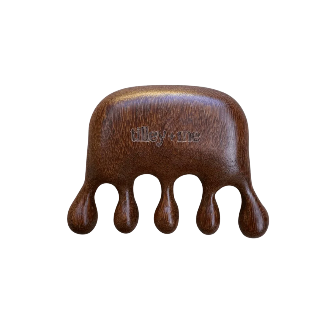 Natural Wood Pet Grooming &amp; Massage Tool