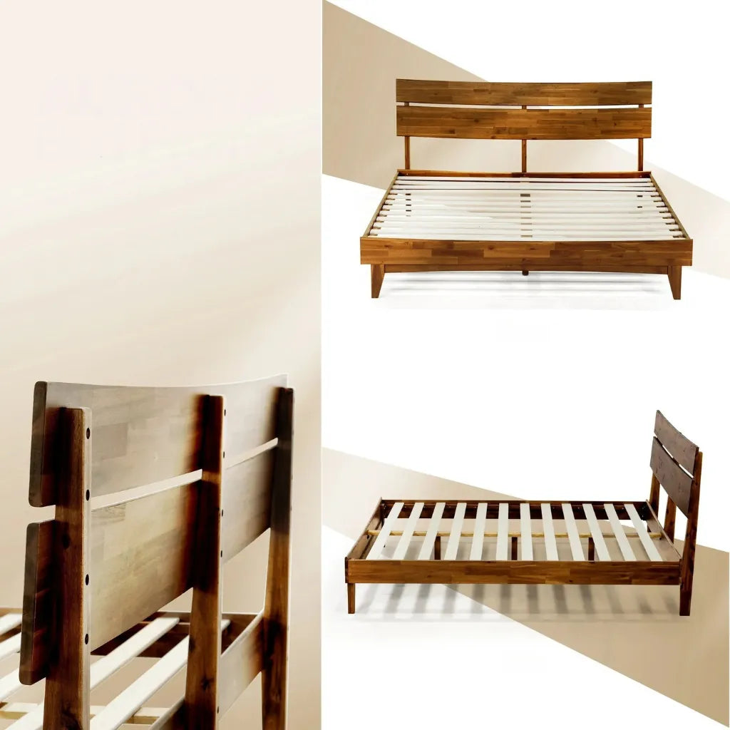 Aurora Acacia Wood Bed Frame