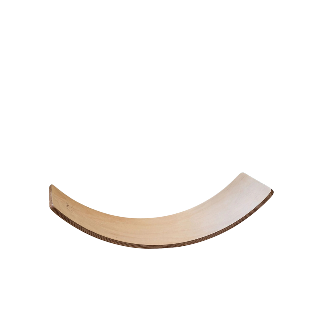 Natural Wood Kids Balance Board, Plastic-Free