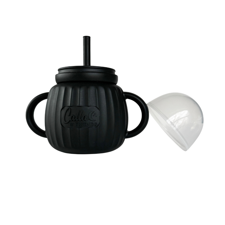Non-Toxic Silicone Toddler Sippy Cup with Handles, 7 oz.