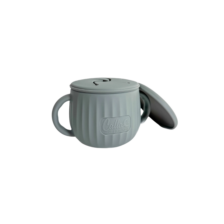 Non-Toxic Silicone Toddler Snack Cup with Lid