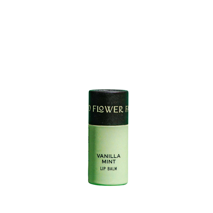 Organic Vanilla Mint Lip Balm, Biodegradable 0.30 oz