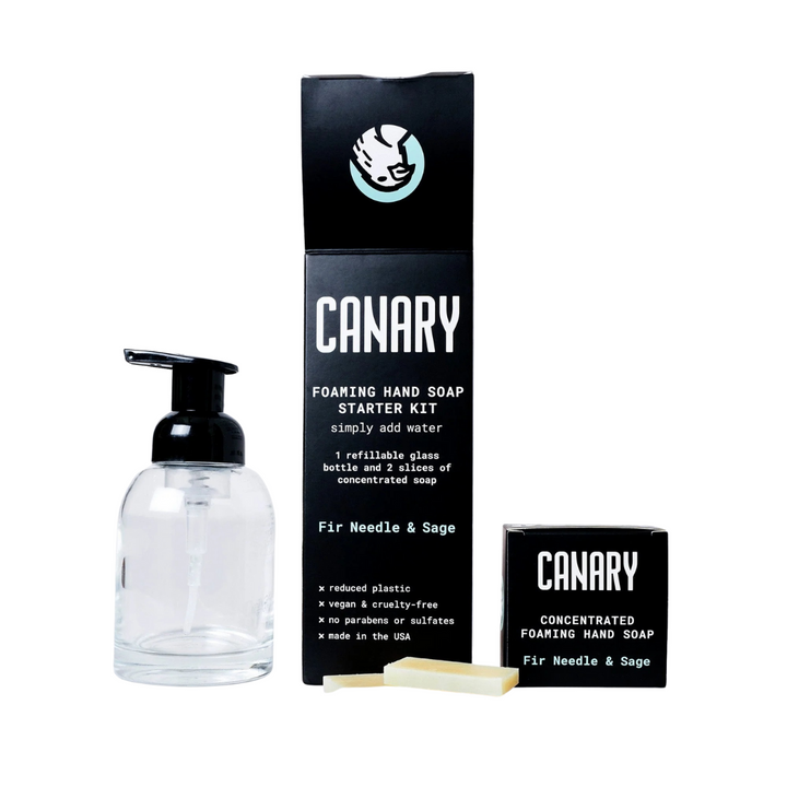 Refillable Glass Foaming Hand Soap Starter Kit, 3 Ct.