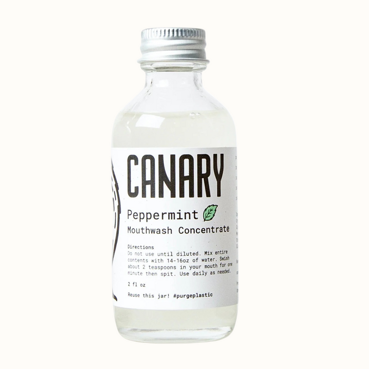 Plastic-Free Peppermint Mouthwash Concentrate