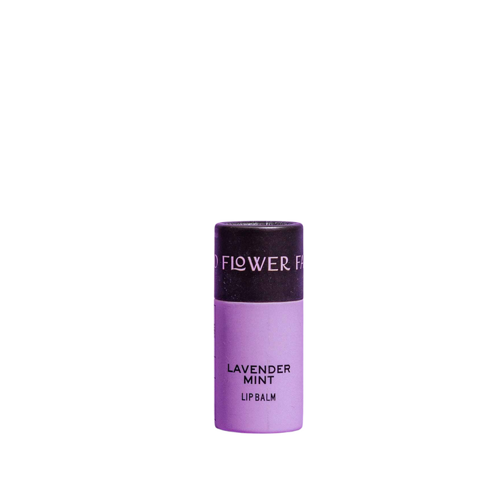 Organic Lavender Mint Lip Balm, Biodegradable 0.30 oz