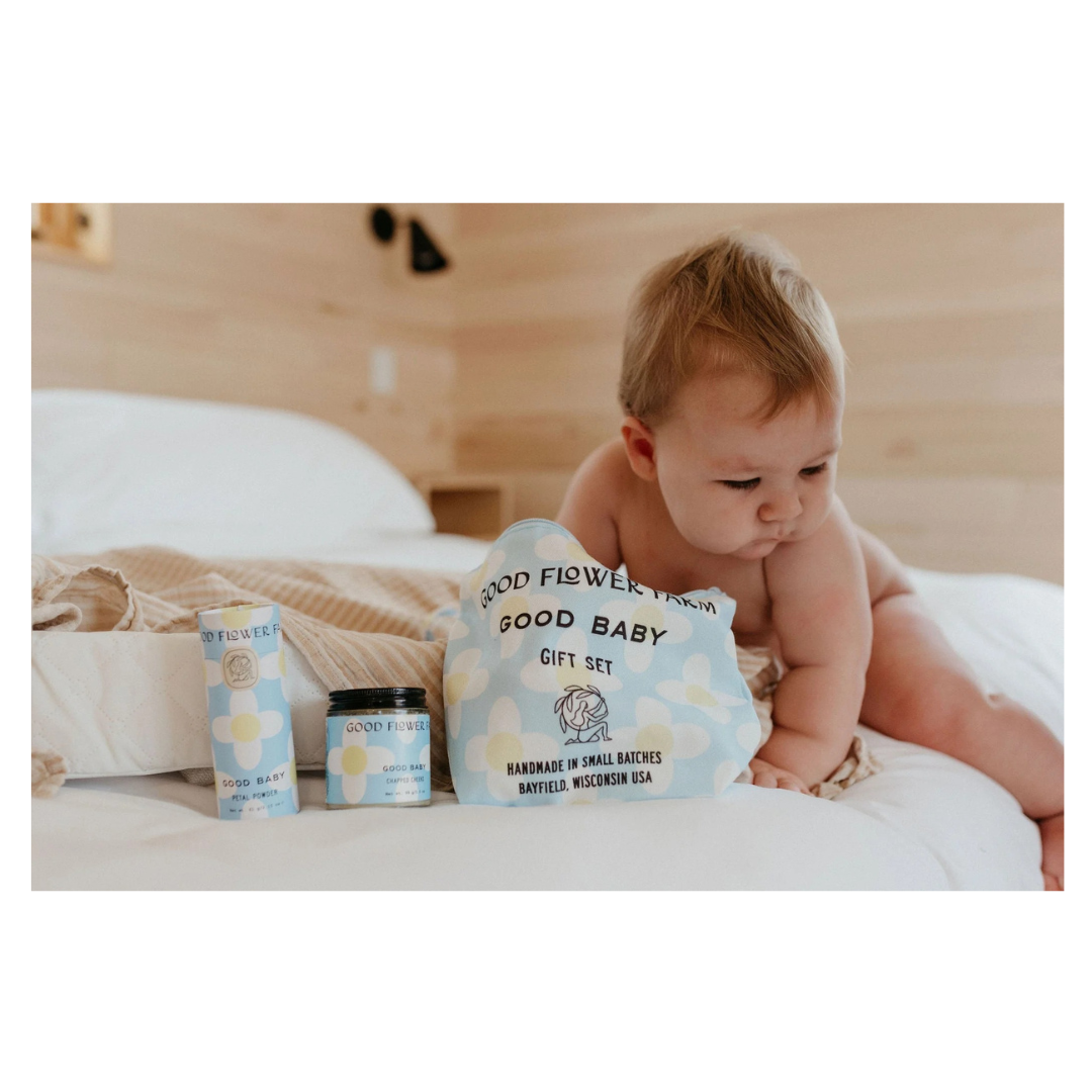 Organic Botanical Baby Balm &amp; Talc-Free Powder Set, 2 Ct.