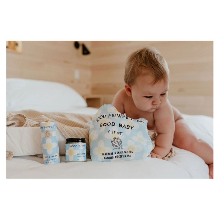 Organic Botanical Baby Balm &amp; Talc-Free Powder Set, 2 Ct.