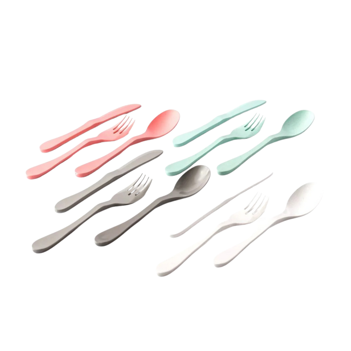 Biodegradable PLA Flatware Set, 12 Ct.