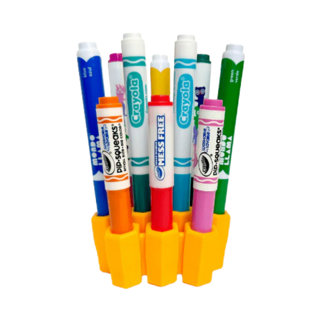 FDA Silicone Grip-Tight Marker Storage Organizer