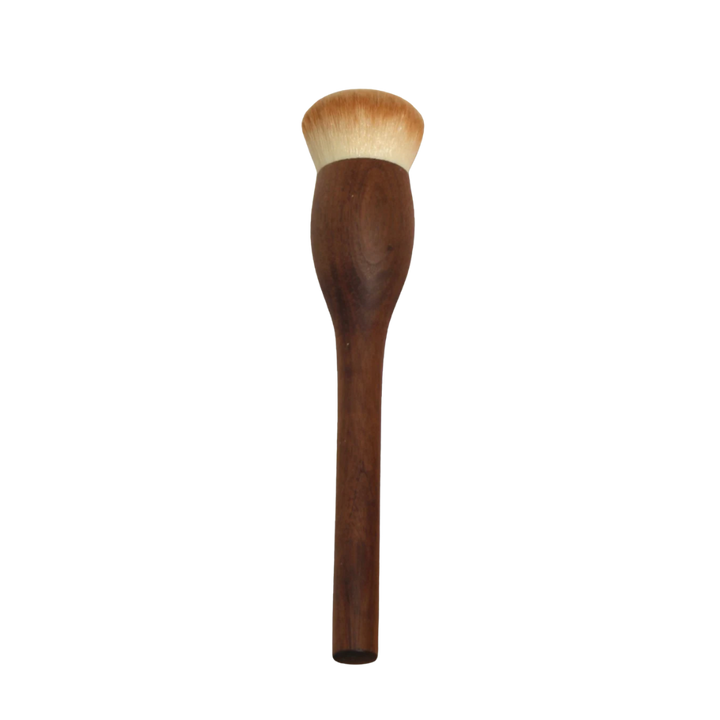 Walnut Handle Dry Shampoo Hair Brush, Travel Size