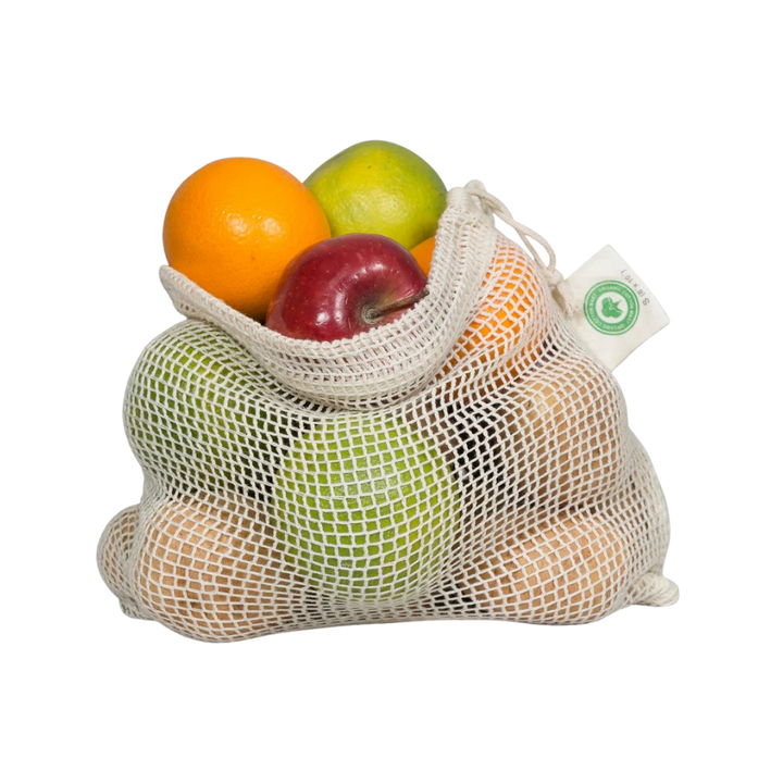 Organic Cotton Mesh Produce Food Storage Bags