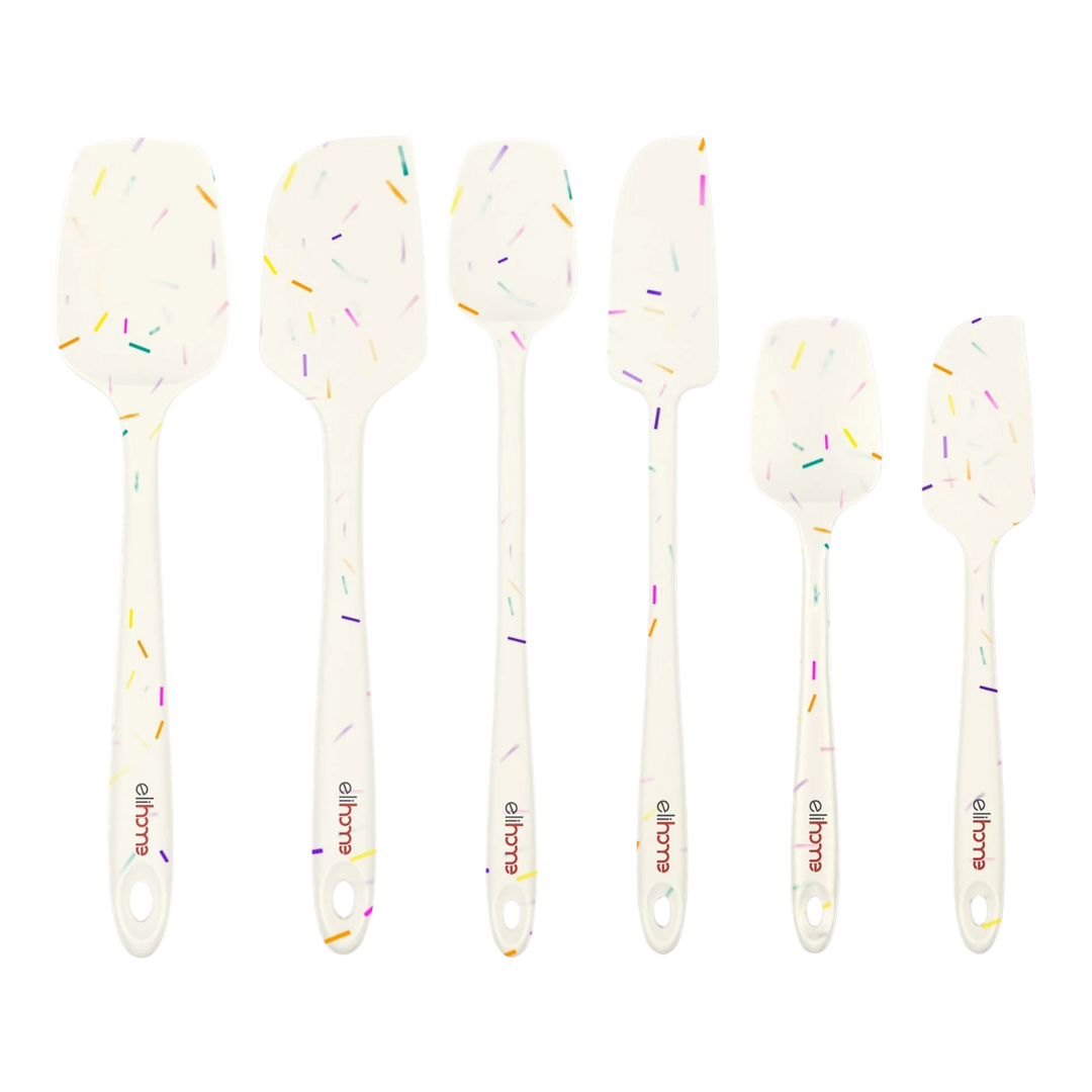 BPA-Free Silicone Kitchen Spatula Set, Red, 3 Ct.
