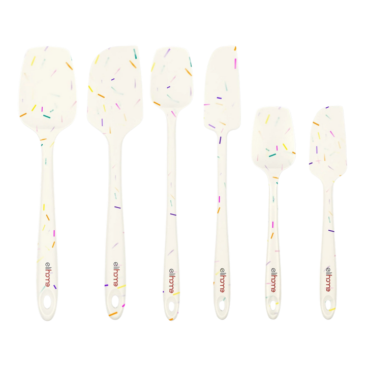 BPA-Free Silicone Kitchen Spatula Set, Red, 3 Ct.