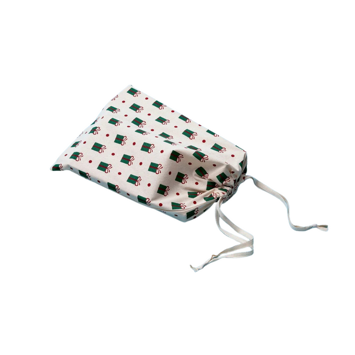Organic Cotton Drawstring Gift Bags, 4 Ct.