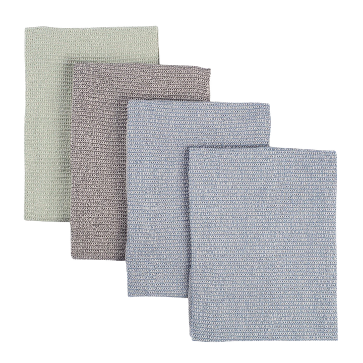Pure Cotton Tea Towels, 28" x 18", 4 Ct.