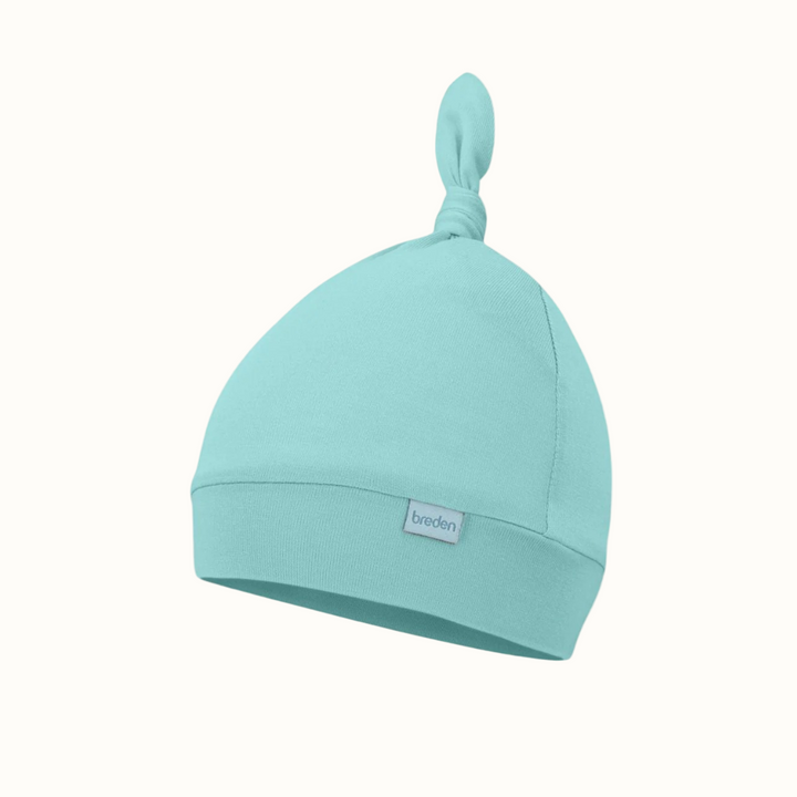 Biodegradable Bamboo Viscose Baby Top Knot Beanie