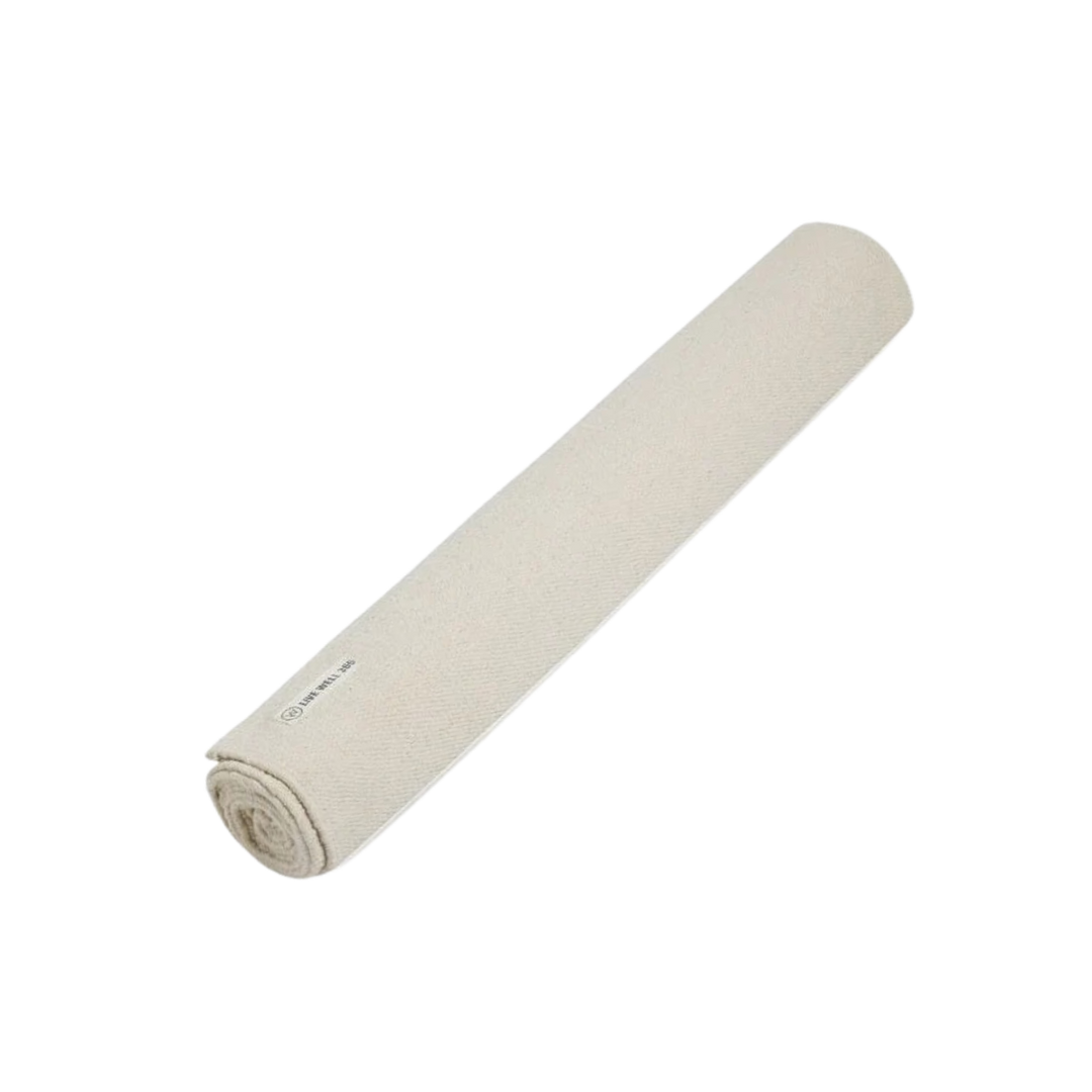 Organic Cotton Handmade Yoga Mat, 78" x 27"