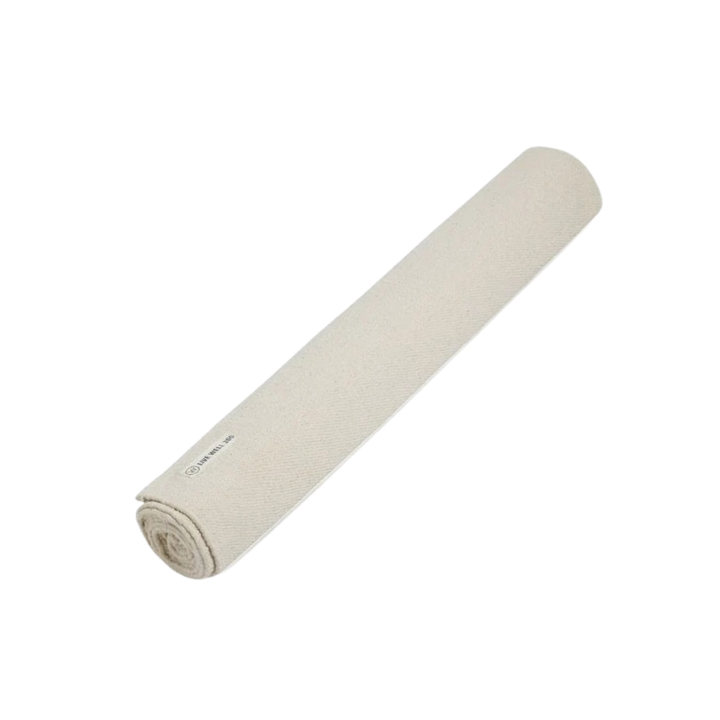 Organic Cotton Handmade Yoga Mat, 78" x 27"