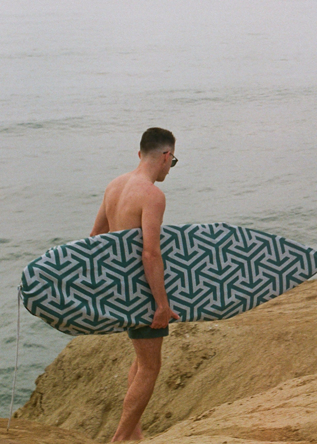 100% Recycled Cotton &amp; Plastic Surfboard Sock Bag