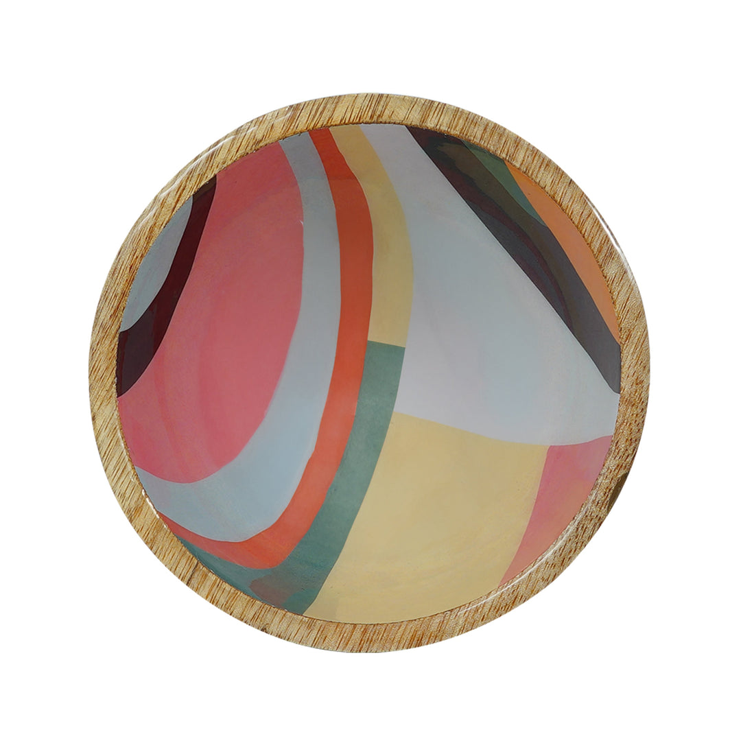 Handcrafted Mangowood Decorative Serveware Bowl