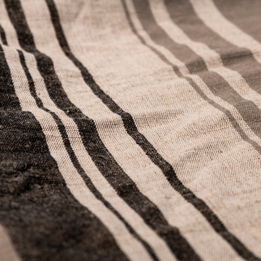 Biodegradable Cotton Jute Stripe Apron 25" x 39"
