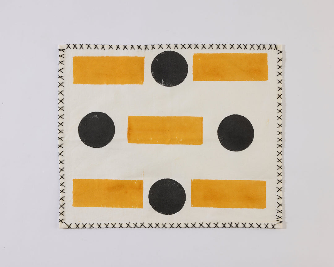 Handcrafted Block-Printed Cotton Placemats 13" x 18", 4 Ct.