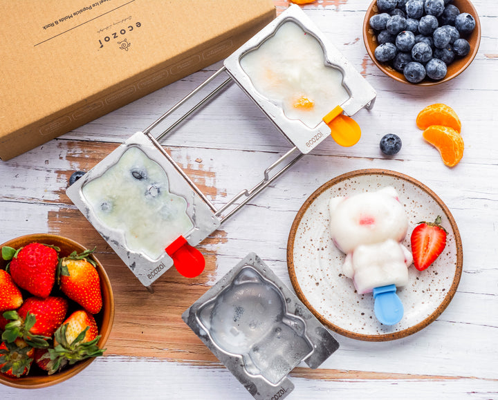 Plastic-Free Stainless Steel Cat Popsicle Molds, 3 Ct.