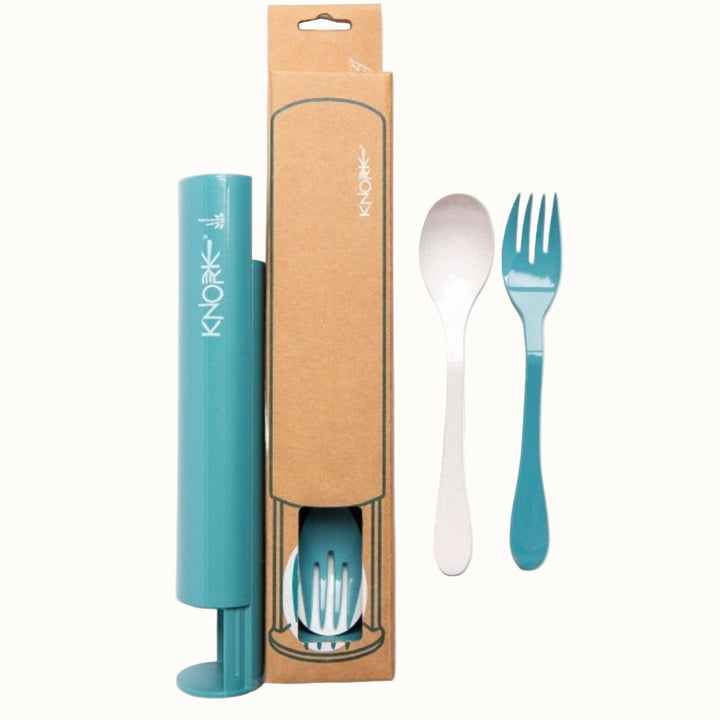 BPA-Free Travel Flatware Set, Teal, 3 Ct.