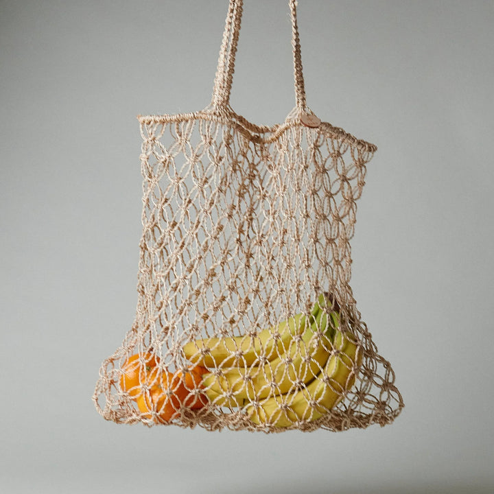 Isla Abaca Macrame Market Tote