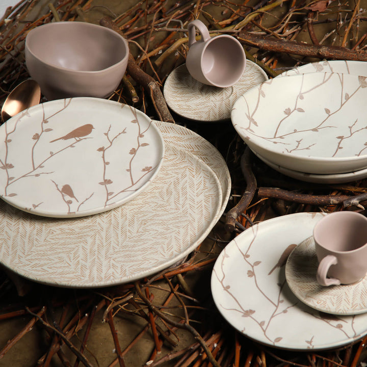 Non-Toxic Porcelain Dessert Dinnerware Set, 6 Ct.