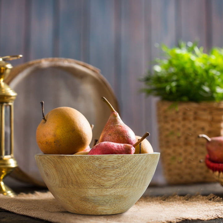 Handcrafted Mangowood Decorative Serveware Bowl