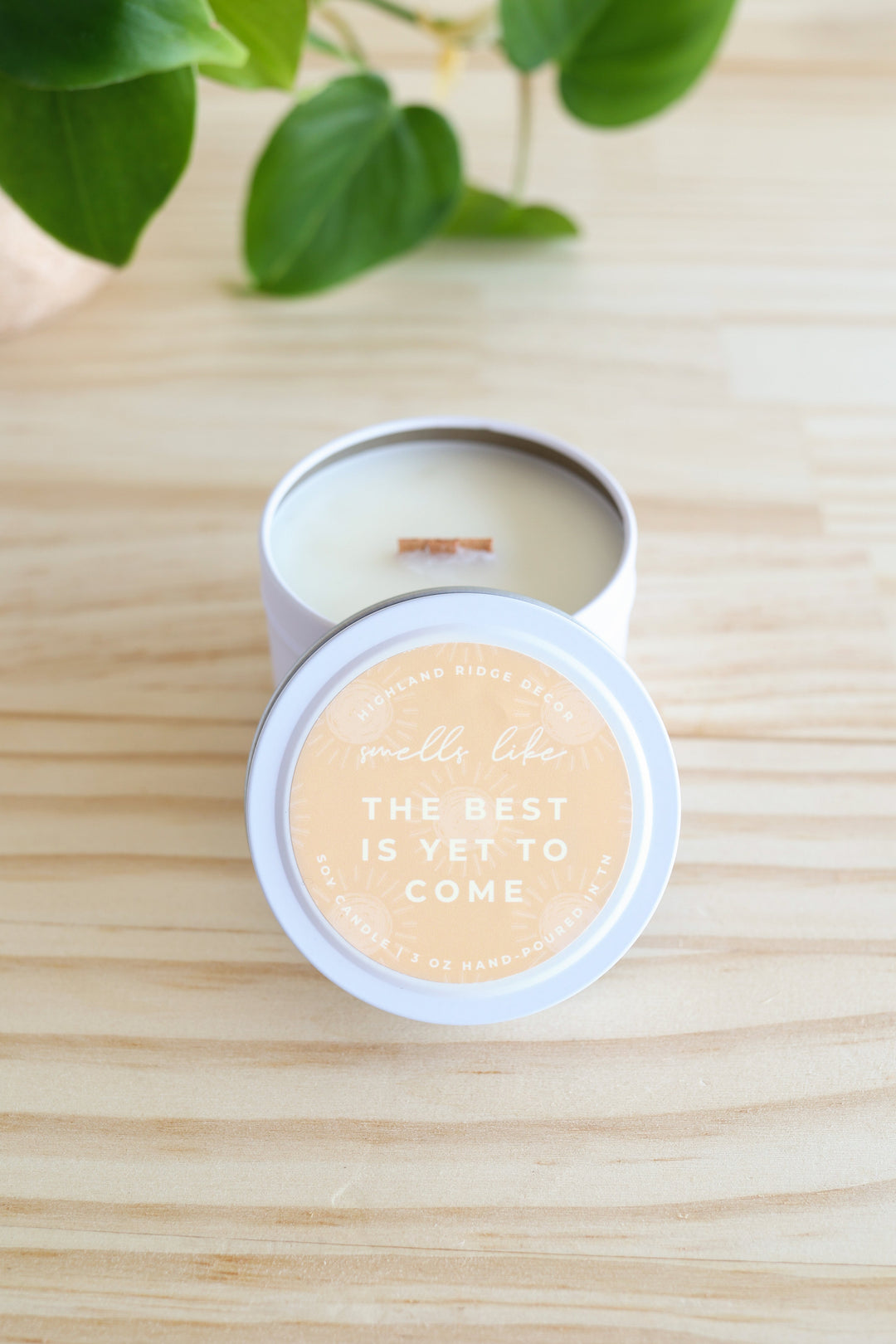 Fair Trade Hand-Poured Soy Candle, Citrus, 10 oz.