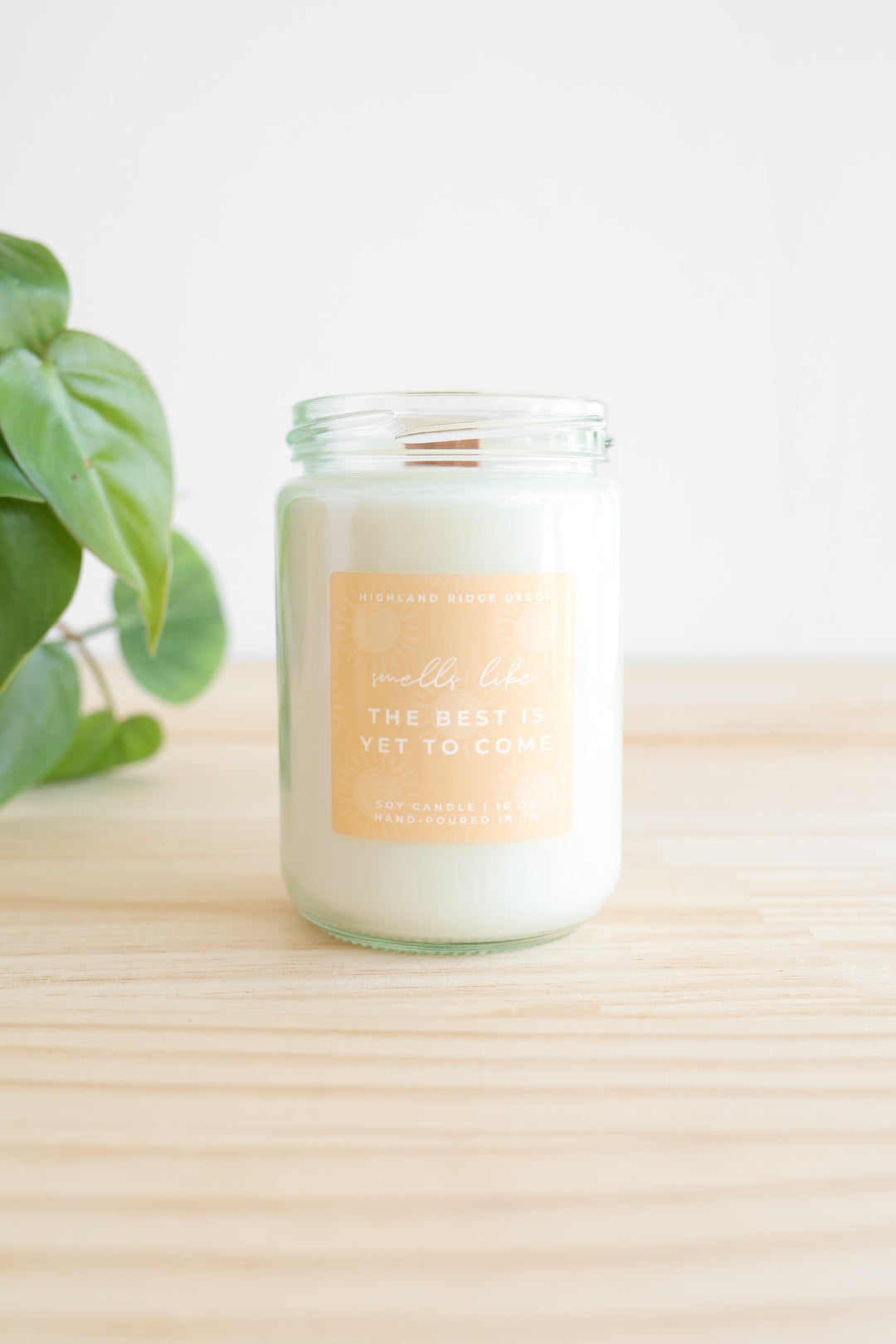 Fair Trade Hand-Poured Soy Candle, Citrus, 10 oz.