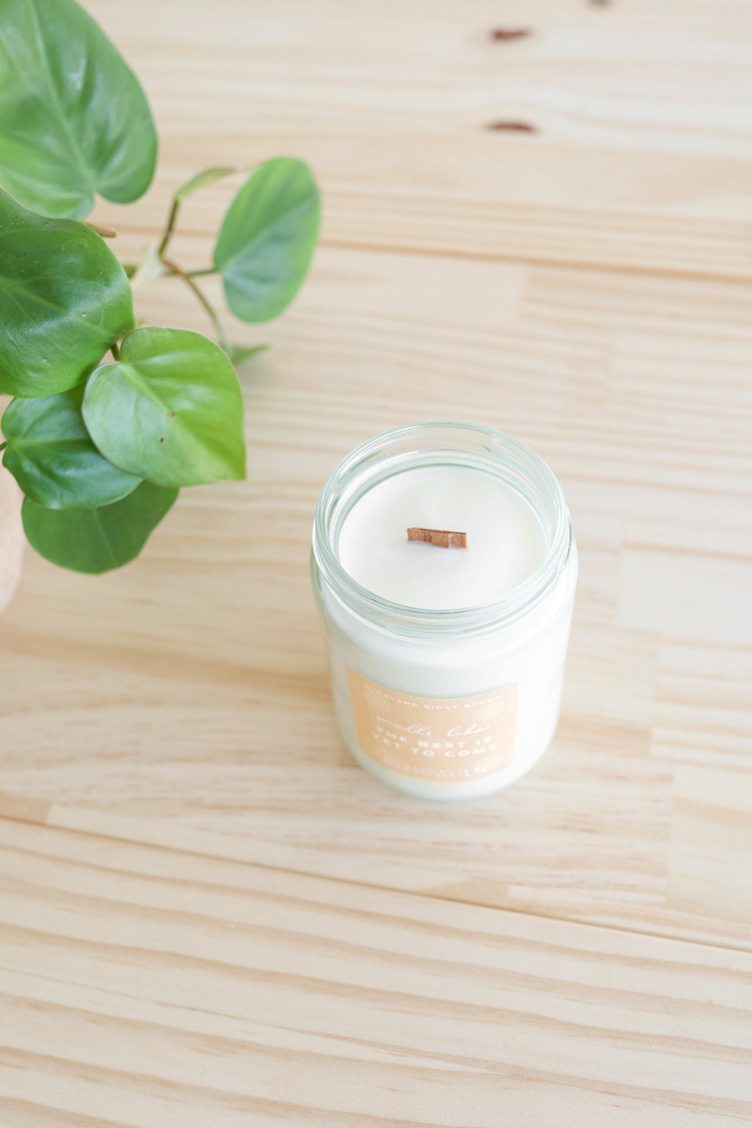 Fair Trade Hand-Poured Soy Candle, Citrus, 10 oz.