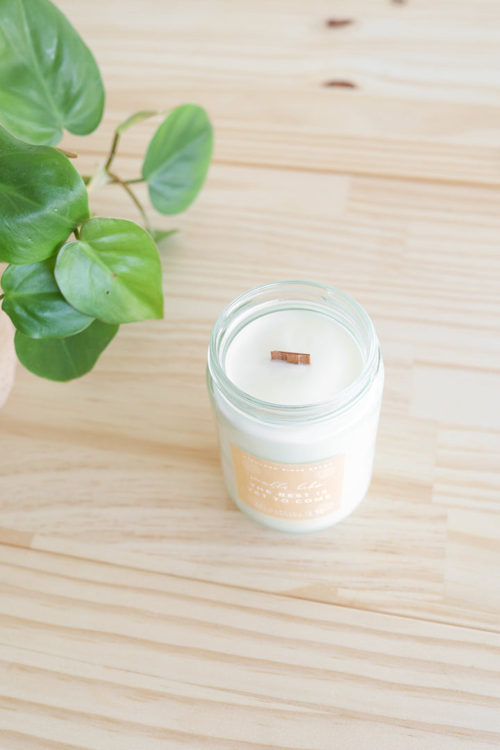 Fair Trade Hand-Poured Soy Candle, Citrus, 10 oz.
