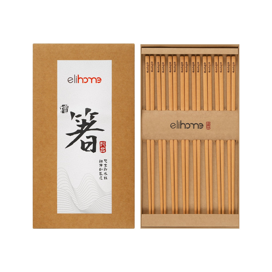 Plastic-Free Wood Fiber Flatware Chopsticks, 10.25"