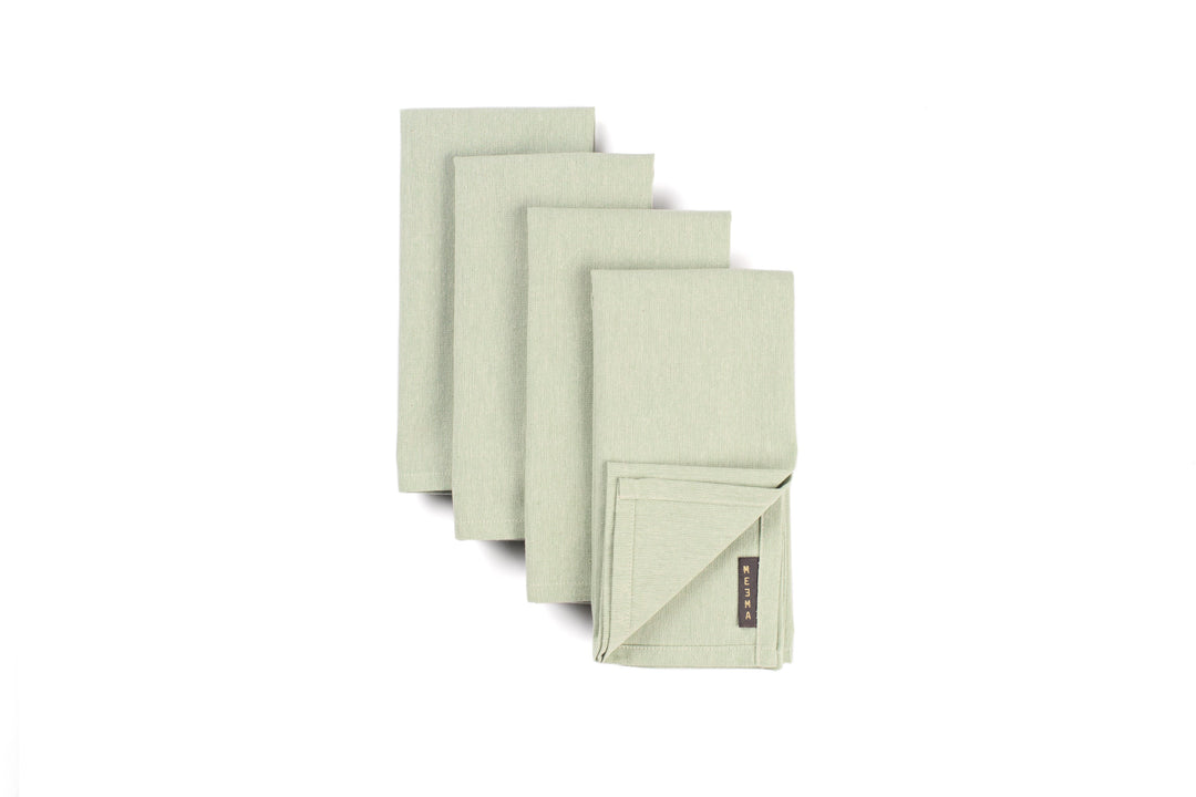 Upcycled Cotton Cloth Table Napkins, 18" x 18", 4 Ct.