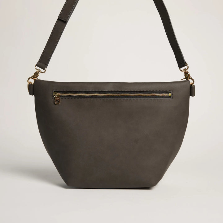 Pinatex Hobo Bag Dark Grey