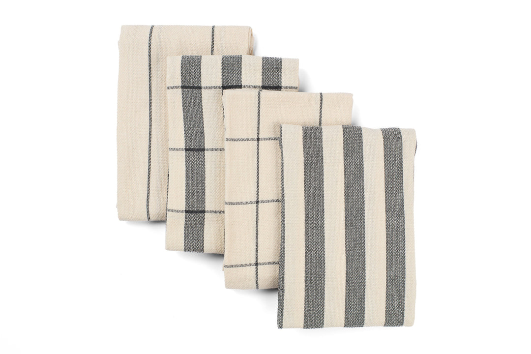 Pure Cotton Tea Towels, 28" x 18", 4 Ct.