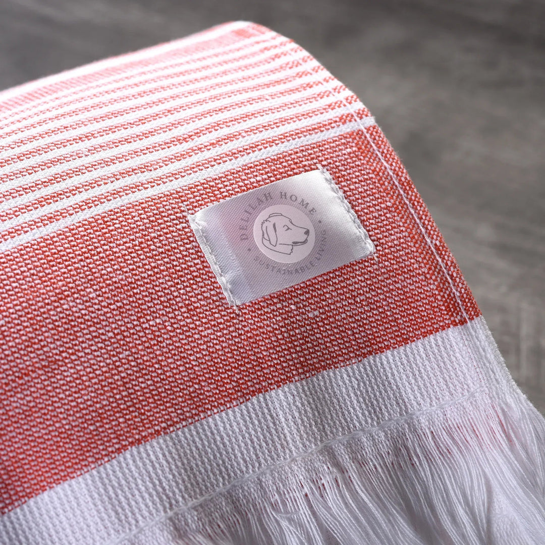Organic 400 GSM Turkish Cotton Beach Towel